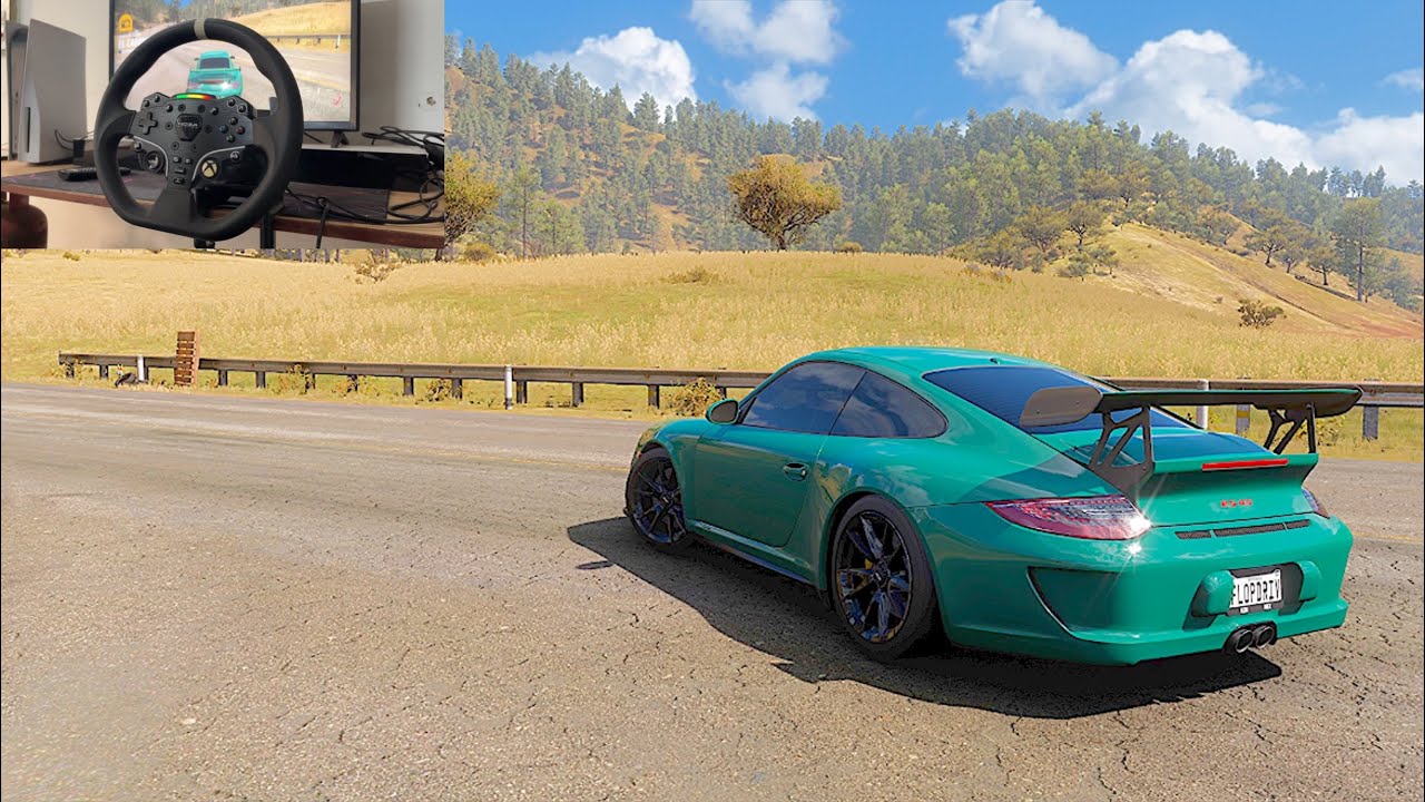 PORCHE 911 GT3 RS | Forza Horizon 5 | Moza R3 steering wheel 