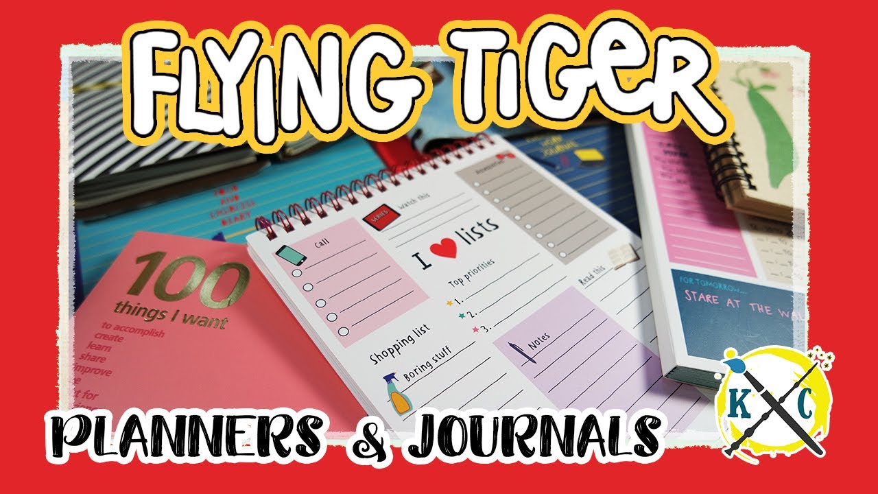 My Secret Addiction | FLYING TIGER Planners & Journals | Kallerhult Creations