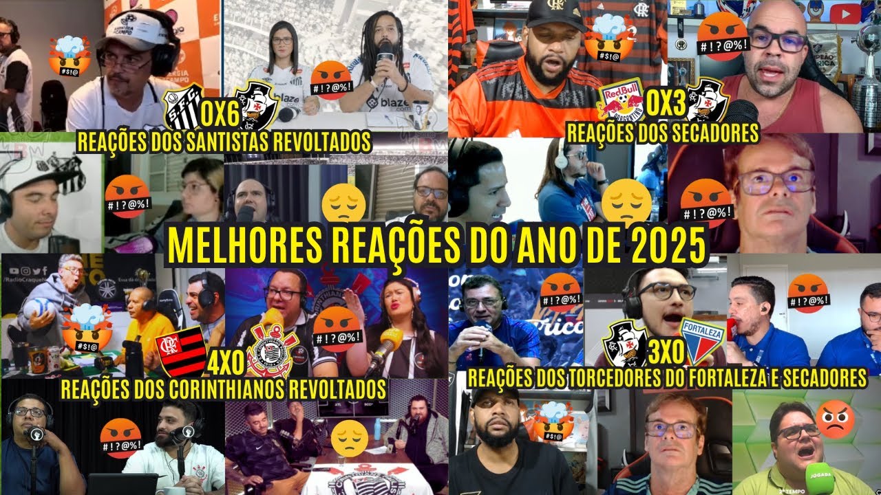 OS MELHORES REACTS DE 2025 DO CANAL