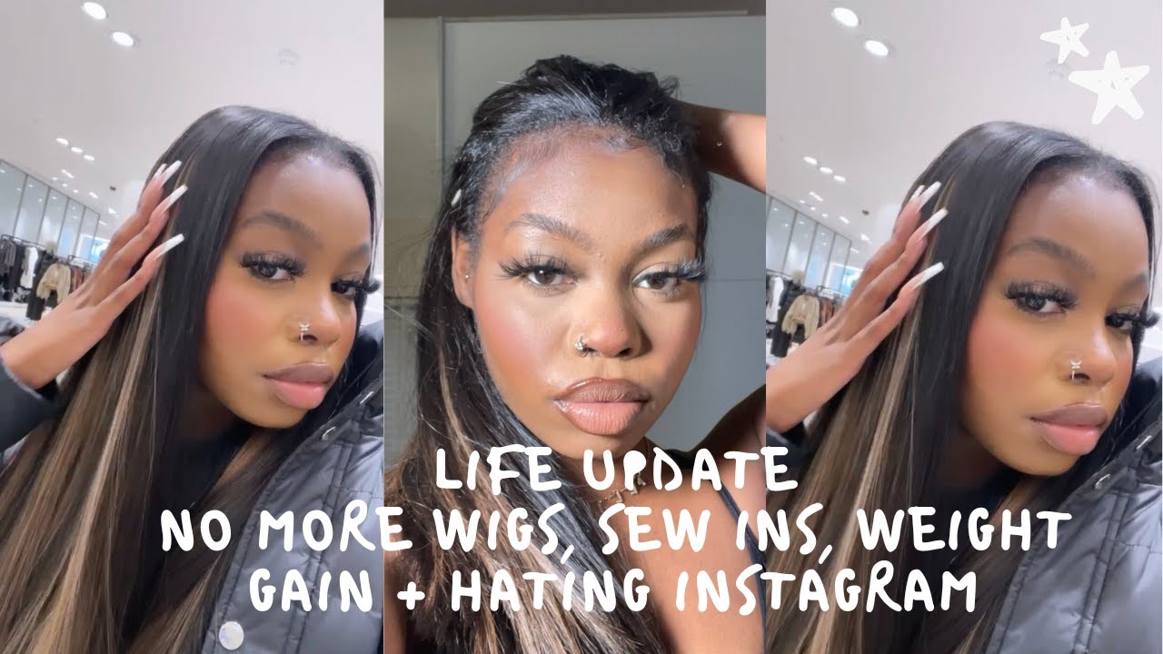 CCGRWM LIFE UPDATE | DATING IN 2022, NO MORE WIGS, TAPE INS/SEW INS, WEIGHT GAIN AFTER 25