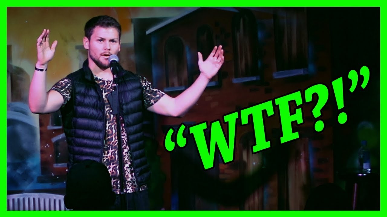 Lady Accidentally Laughs At Comedian's Stutter