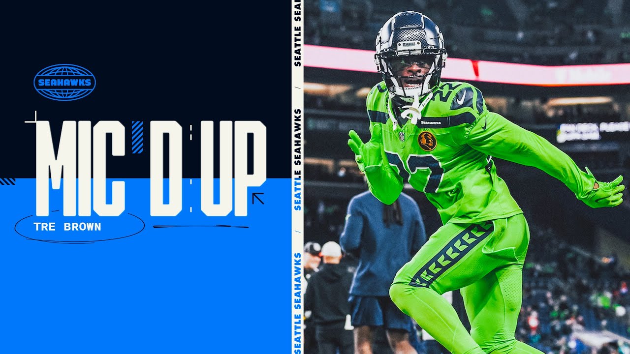 Seahawks Mic'd Up: Tre Brown - Week 12 | 2023 Seattle Seahawks
