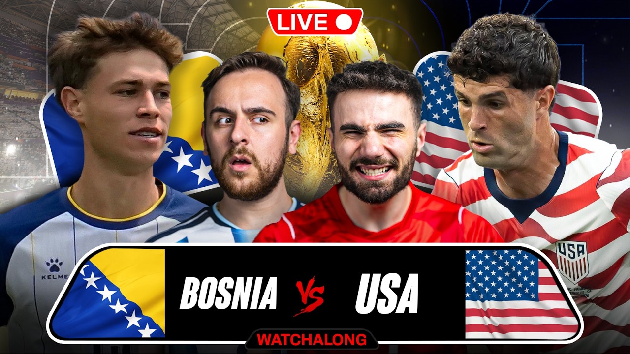 USA VS BOSNIA WORLD CUP WATCHALONG!