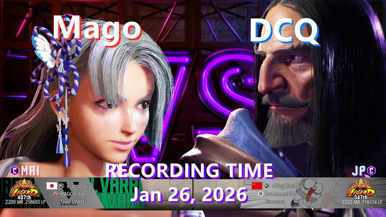 SF6⚡Mago (Mai) vs DCQ (JP)⚡High Level Gameplay