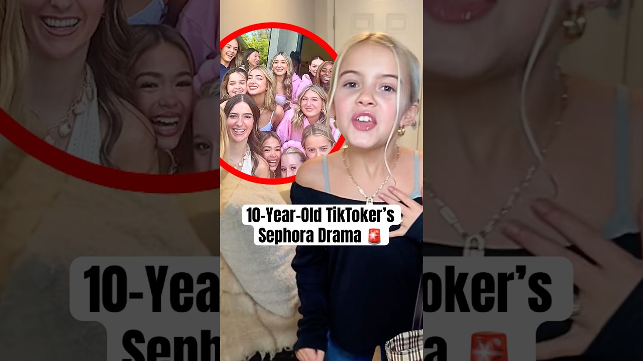 Скандал 10-летней тиктокерши в Sephora #shorts #sephora #nishfamily
