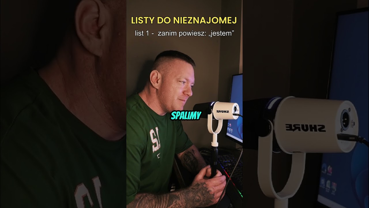 LISTY DO NIEZNAJOMEJList 1 Zanim powiesz: „jestem”#maciejuk #zycie #milosc #zwiazek #list 