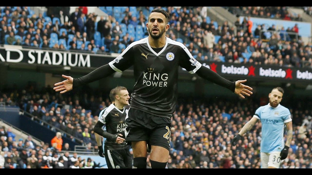 Riyad Mahrez Goal vs Manchester City 2015/16| HD