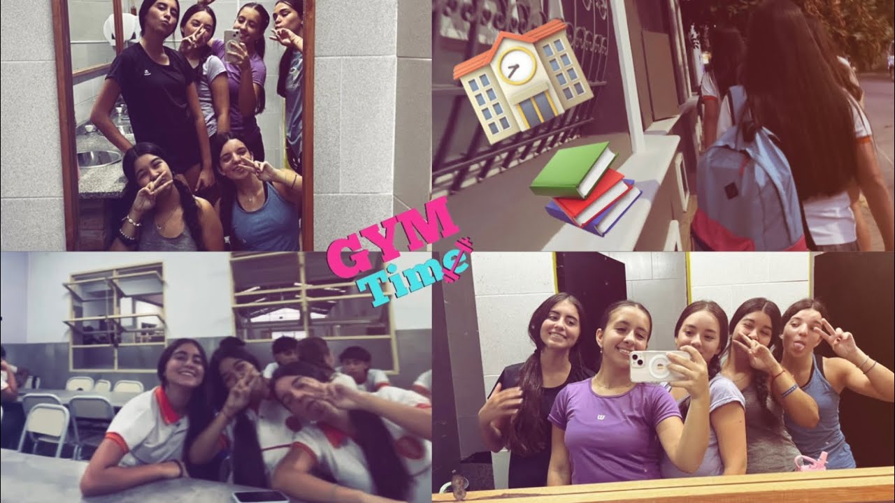 1 DÍA CON NOSOTRAS!!! vuelta a clase + gym 🫶🏻💕💪🏻