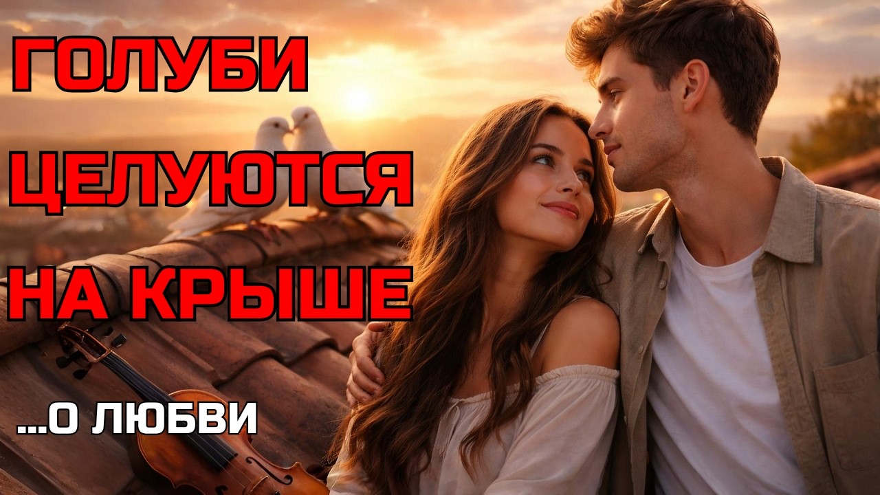 Голуби целуются на крыше - Бархатный мужской голос
