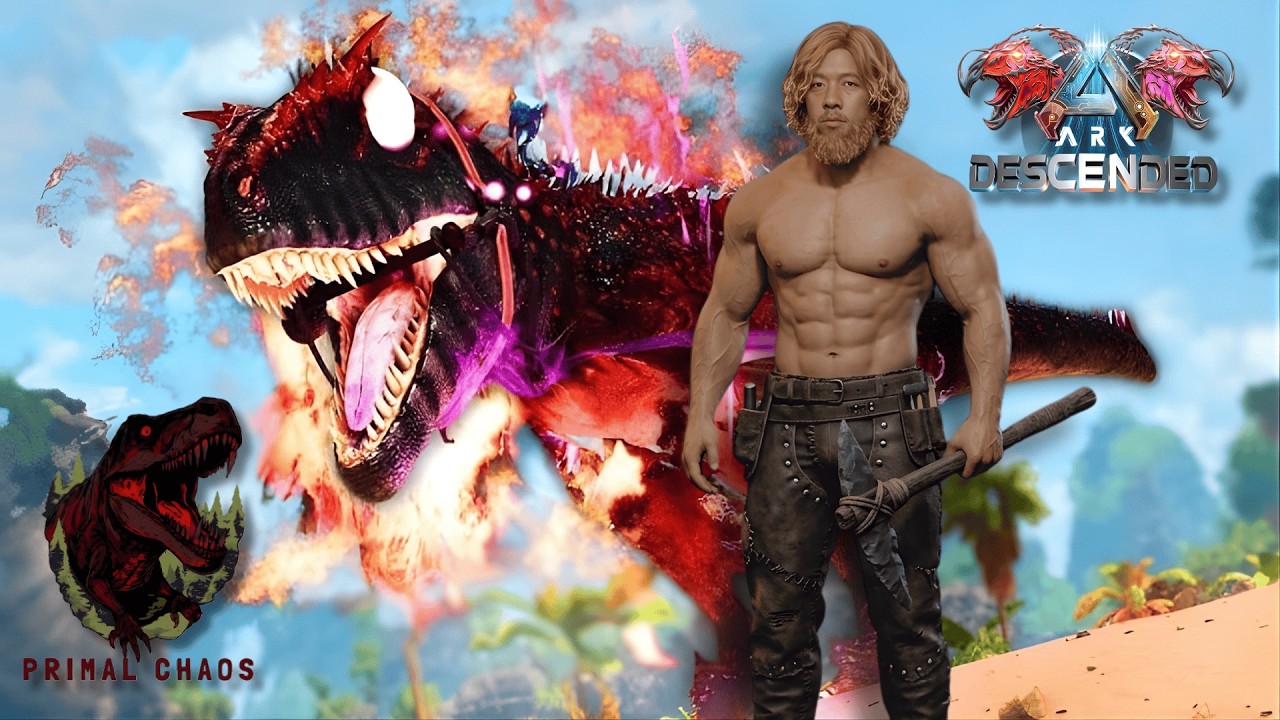 Jivet sab sab jea mouy Descended + Primal Chaos | Ark ascended #day01