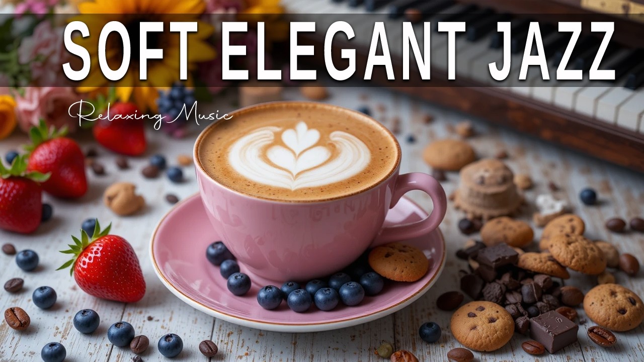 Soft Elegant Jazz ☕ Bossa Nova instrumental for  Studying, Working & Great Moods