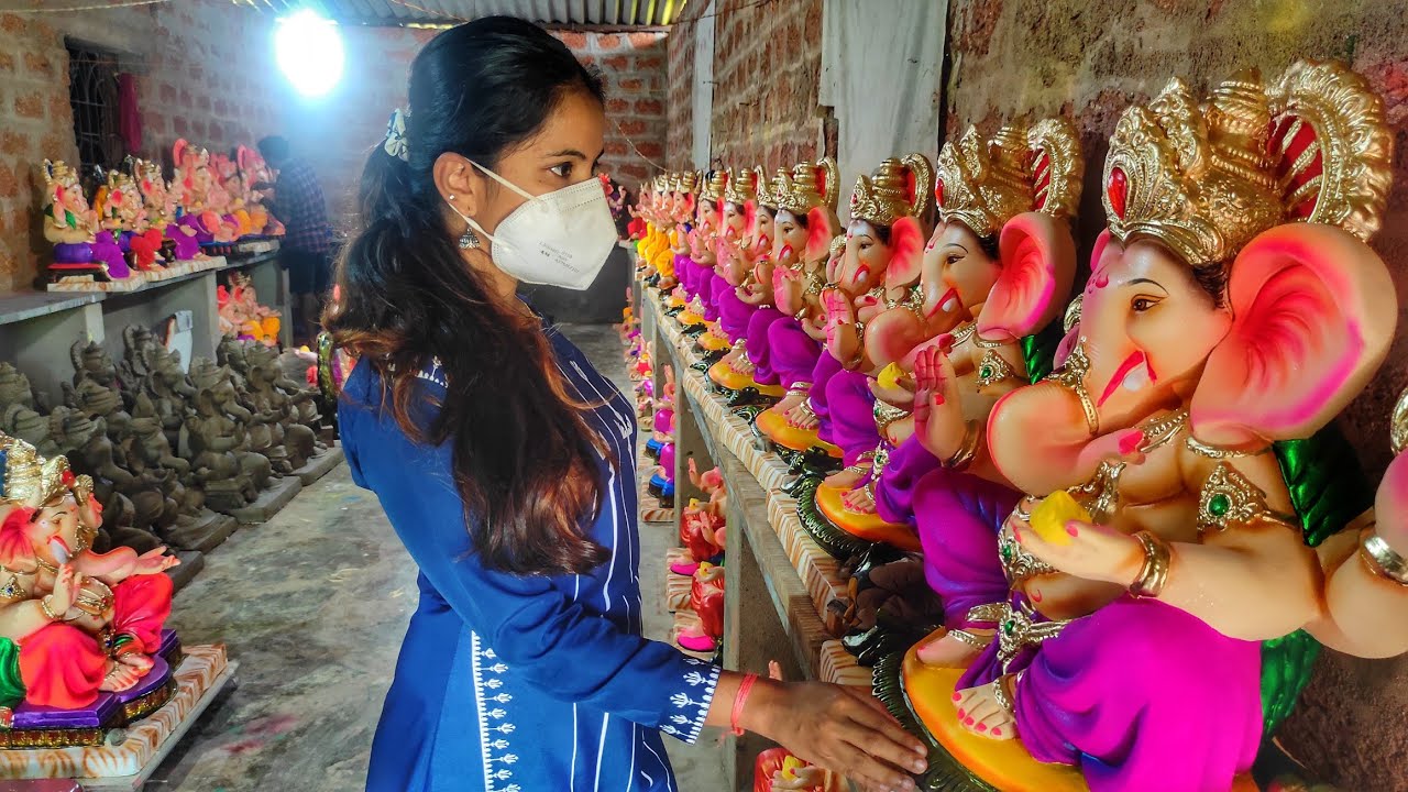 This Goan Family Makes Eco-friendly Ganesh Idols By Themselves | Ganpati making workshop
