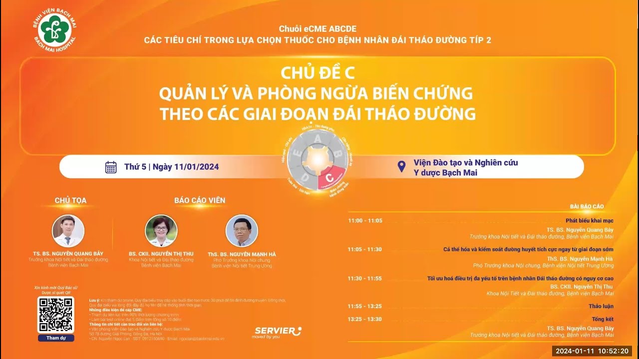 Quản lý và phòng ngừa biến chứng theo các giai đoạn đái tháo đường
