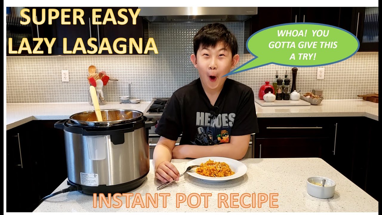 INSTANT POT - CRAZY LAZY LASAGNA - 6 INGREDIENT RECIPE