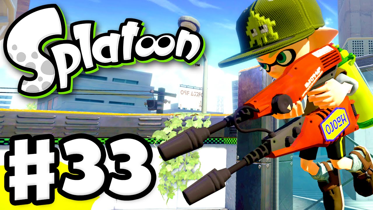 Splatoon - Gameplay Walkthrough Part 33 - Dual Squelcher! (Nintendo Wii U)
