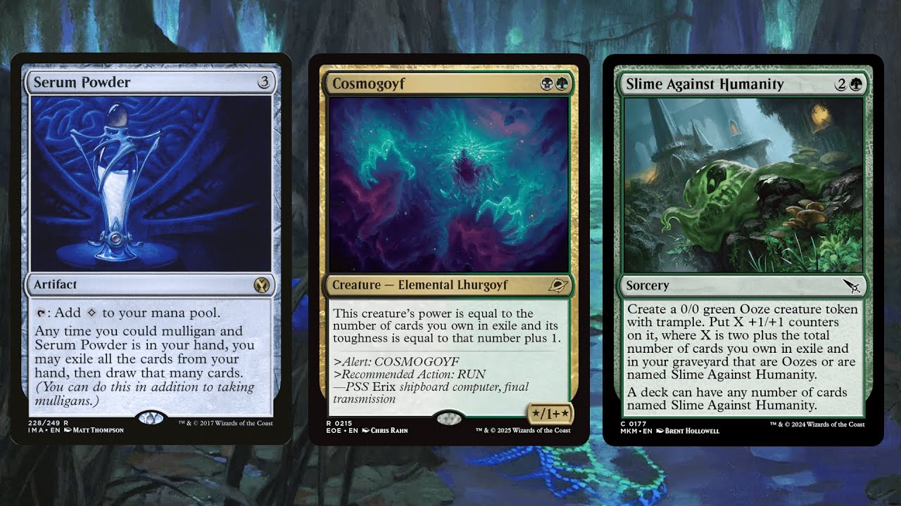 MY MULLIGANS MAKE ME STRONGER!  Cosmogoyf and the Slime Against Humanity (Legacy MTG)