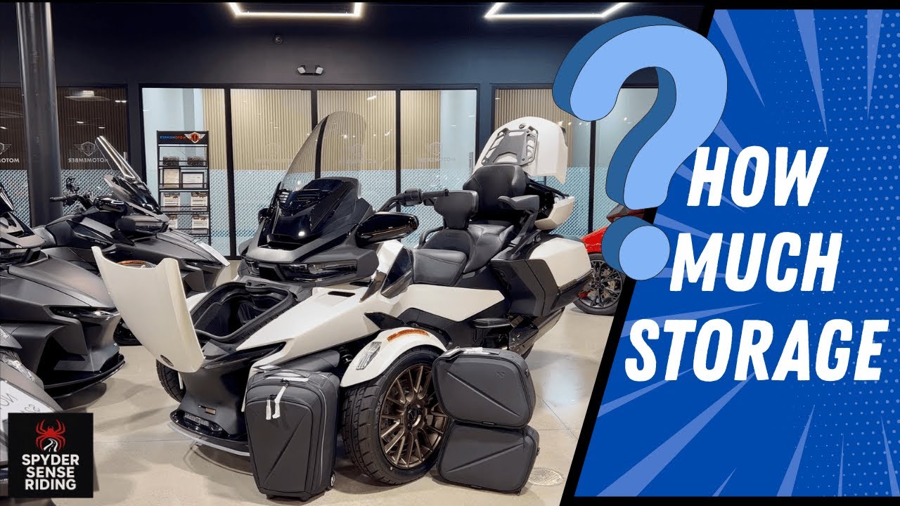 Ограниченная вместимость Can-Am Spyder RT | Руководство по полному объему отсеков и багажа