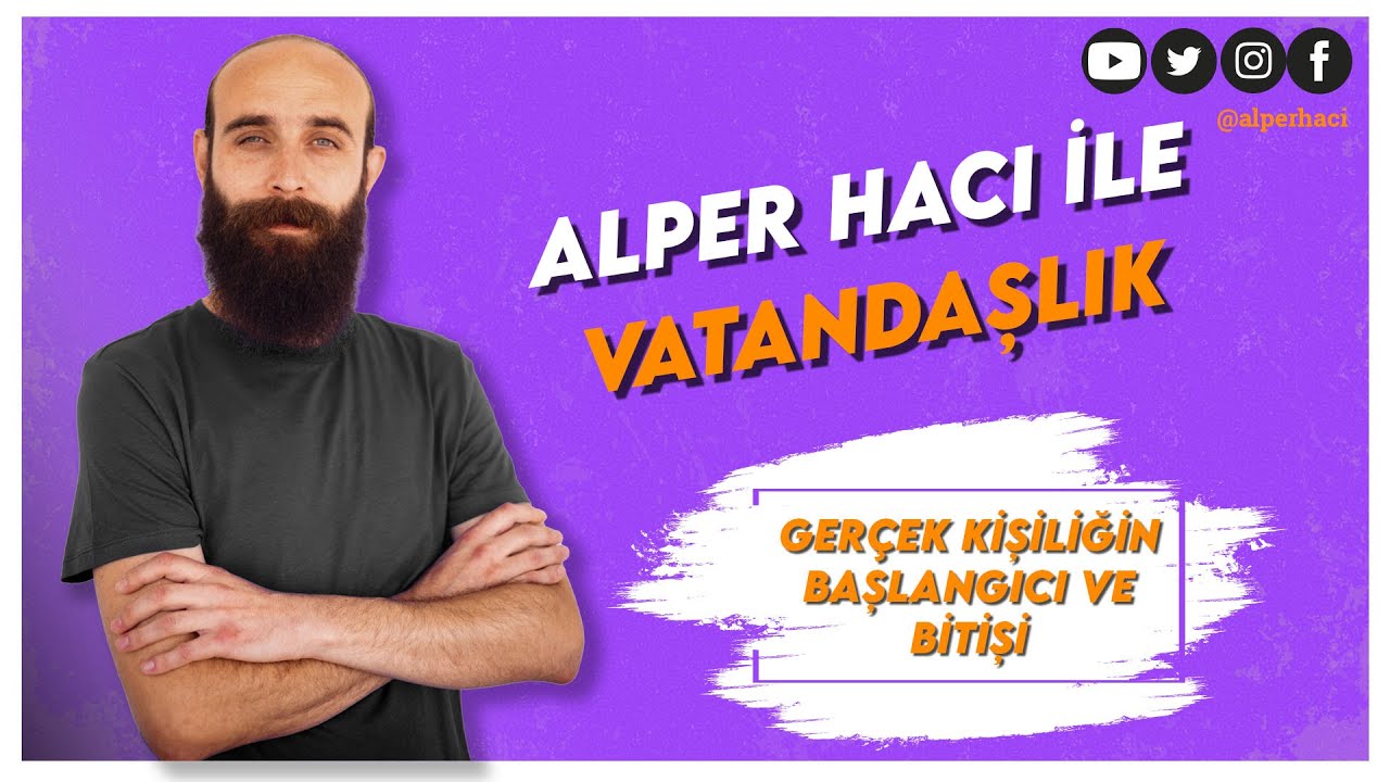 4) Genel Hukuk Bilgisi 4- Kişi Kavramı-1 - Alper Hacı (KPSS VATANDAŞLIK) 2023