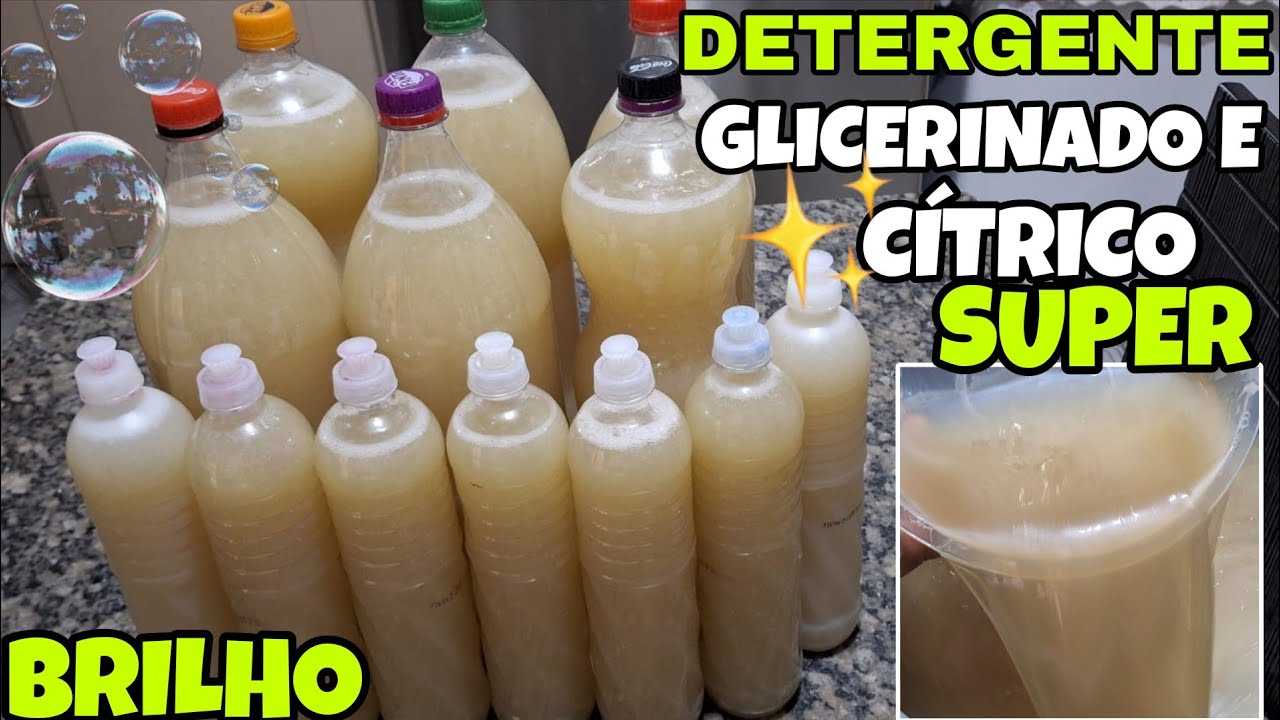 DETERGENTE GLICERINADO E CÍTRICO SUPER BRILHO ❇️