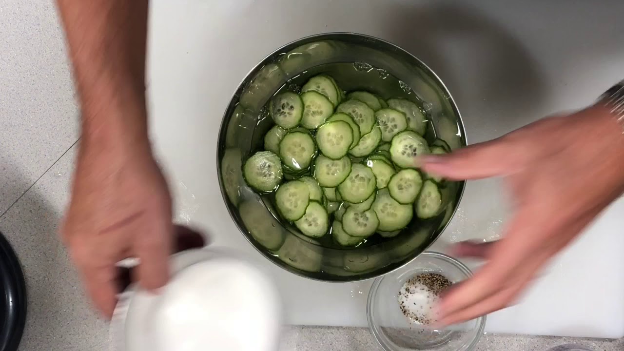 How to Make an Authentic Danish Cucumber Salad