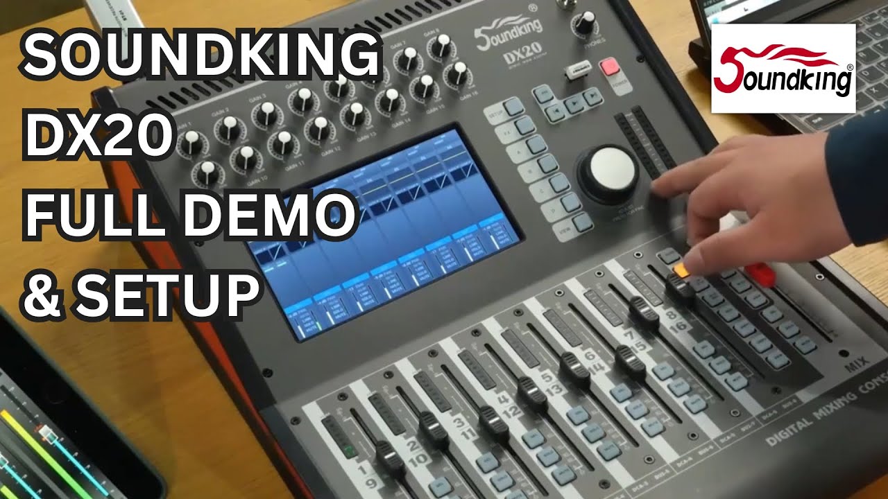 Soundking DX20 Digital Mixer - Full Demo & User Guide