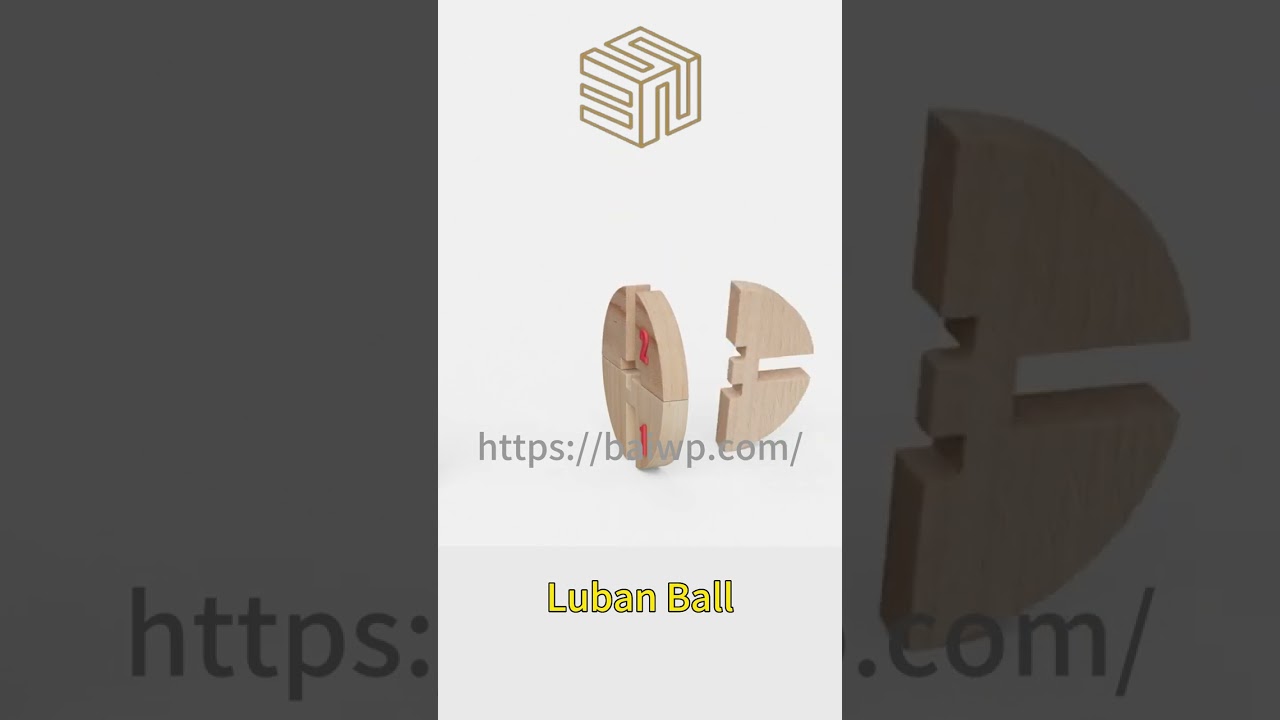 Luban Lock Luban Ball Unlock Detailed Tutorial #luban #puzzlechallenge  #toys