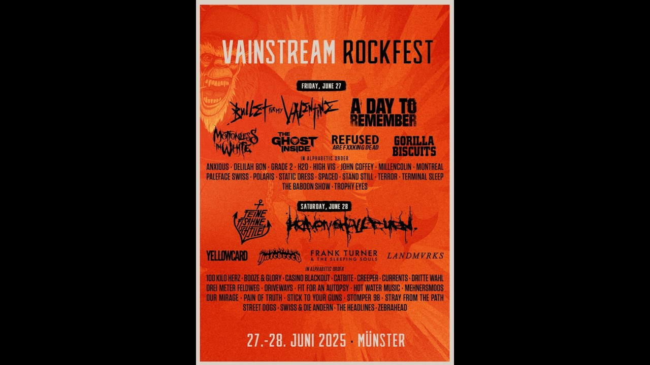 Vainstream Rockfest 2025 (27./28.06.2025) (Snippets)