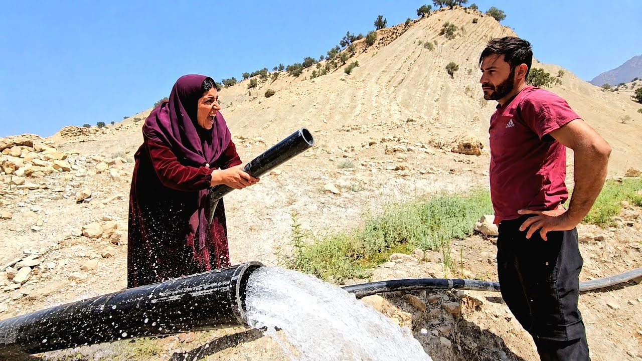 Shocking Discovery! 💔 Someone Cut the Village Water Pipes | Salahadin Family Documentary