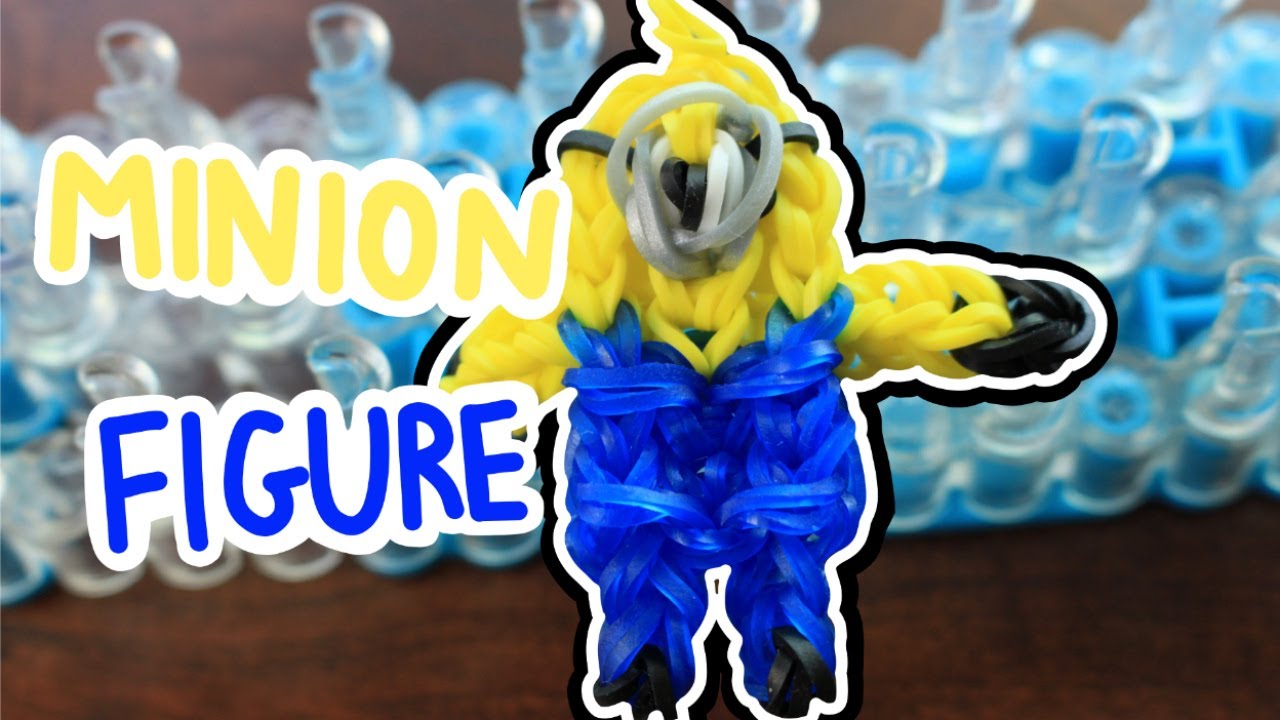 Учебное пособие по созданию амулета «Миньон» | Фигурка Rainbow Loom | One Loom