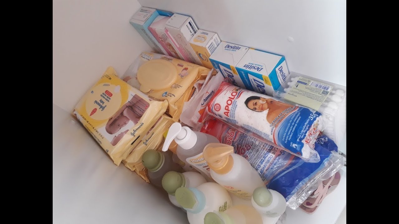 Enxoval de higiene da Bebe - Primeiros meses
