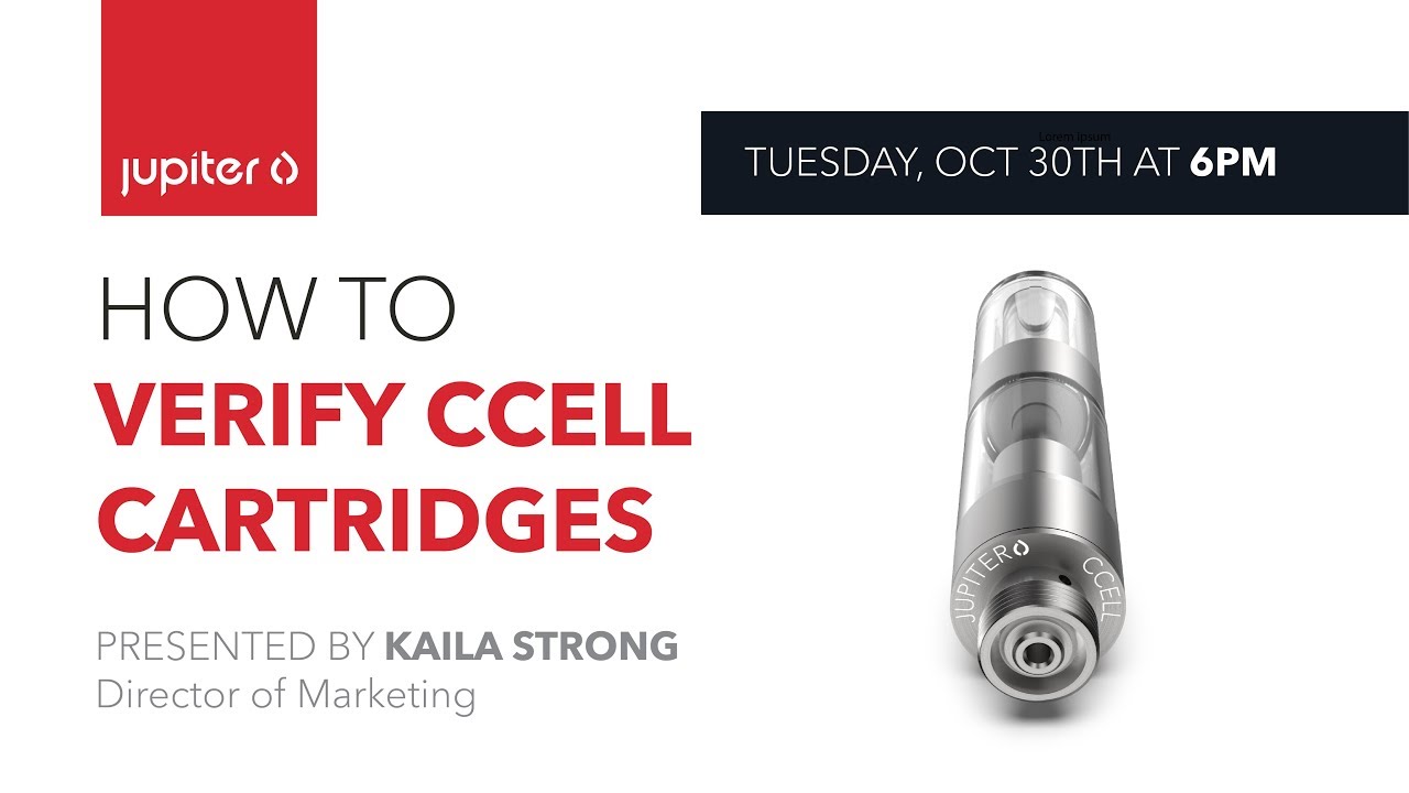 #TechTalkTuesday | How To Verify CCELL Cartridges
