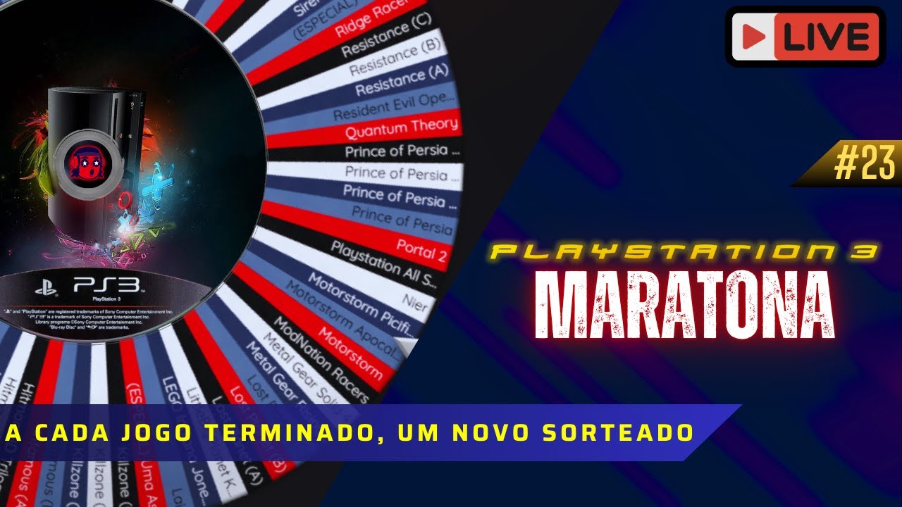 Maratona Playstation 3... Será que meu PS3 sobrevive ou sai voando?