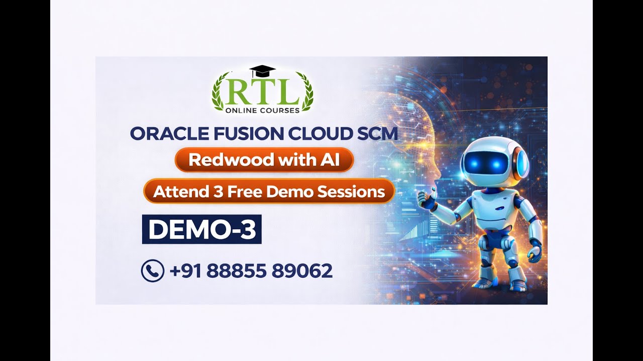 Oracle Fusion Cloud SCM Training | Interview Preparation | Placement | Redwood | AI