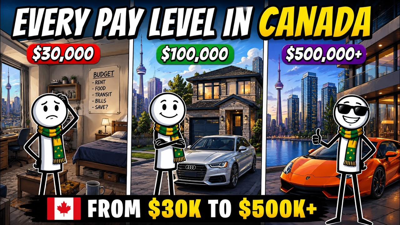 Life in Canada at Every Salary Level (2026) | From $30K to $500K+