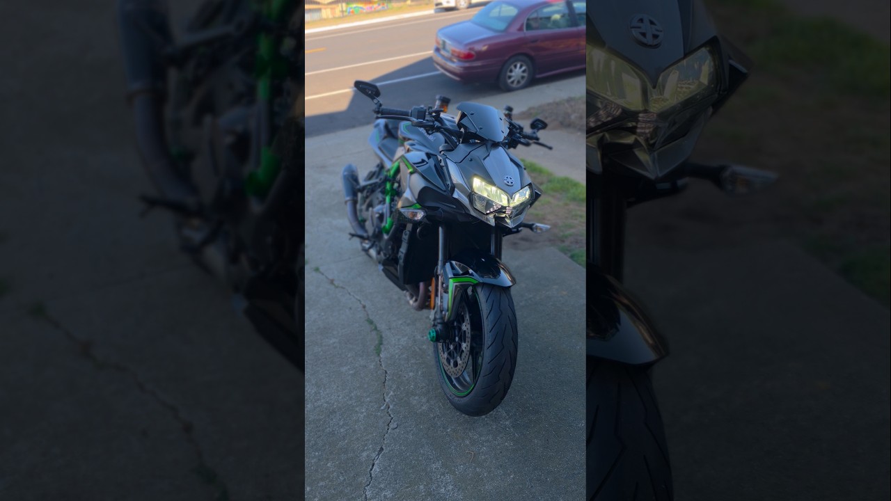 KAWASAKI ZH2 akrapovic sound exhaust sonido escape akrapovic pure sound