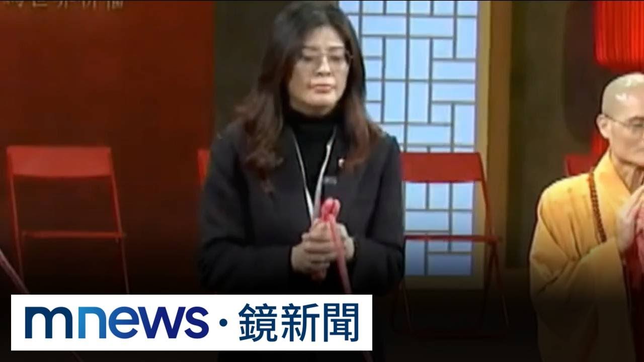 超玄！鄭麗文除夕法鼓山撞鐘　紅繩「2度抖動」｜#鏡新聞