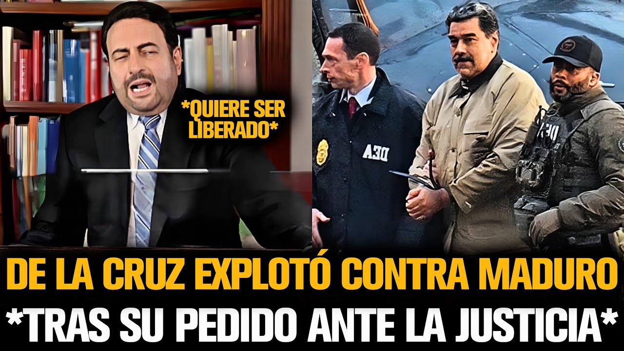 DE LA CRUZ EXPLOTÓ CONTRA MADURO TRAS SU PEDIDO ANTE LA JUSTICIA