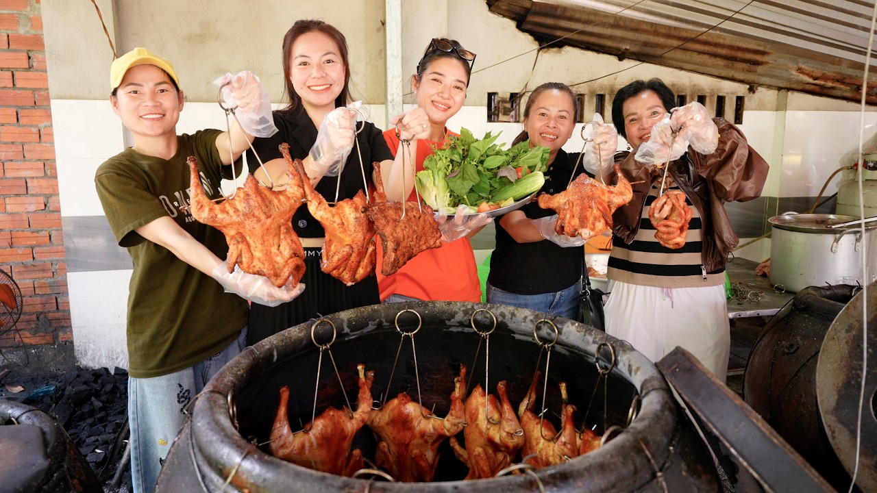 Đại tiệc Gà Nướng mừng A Phương đến rước Chị Phú LKQE ở TÂY NINH với chị Nga Sumo