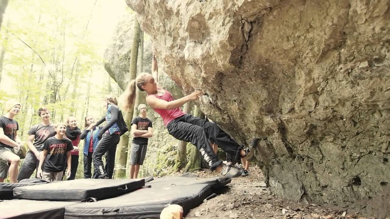11 Kids, 11 Boulder - Bayernkader auf Bouldertour in Franken