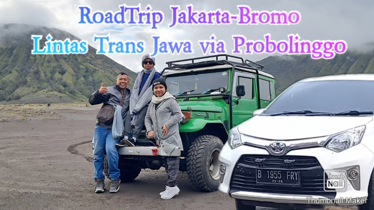 Roadtrip Jakarta - Gunung Bromo Via Probolinggo Jawa Timur || Toyota Calya manual || Supir Sendiri