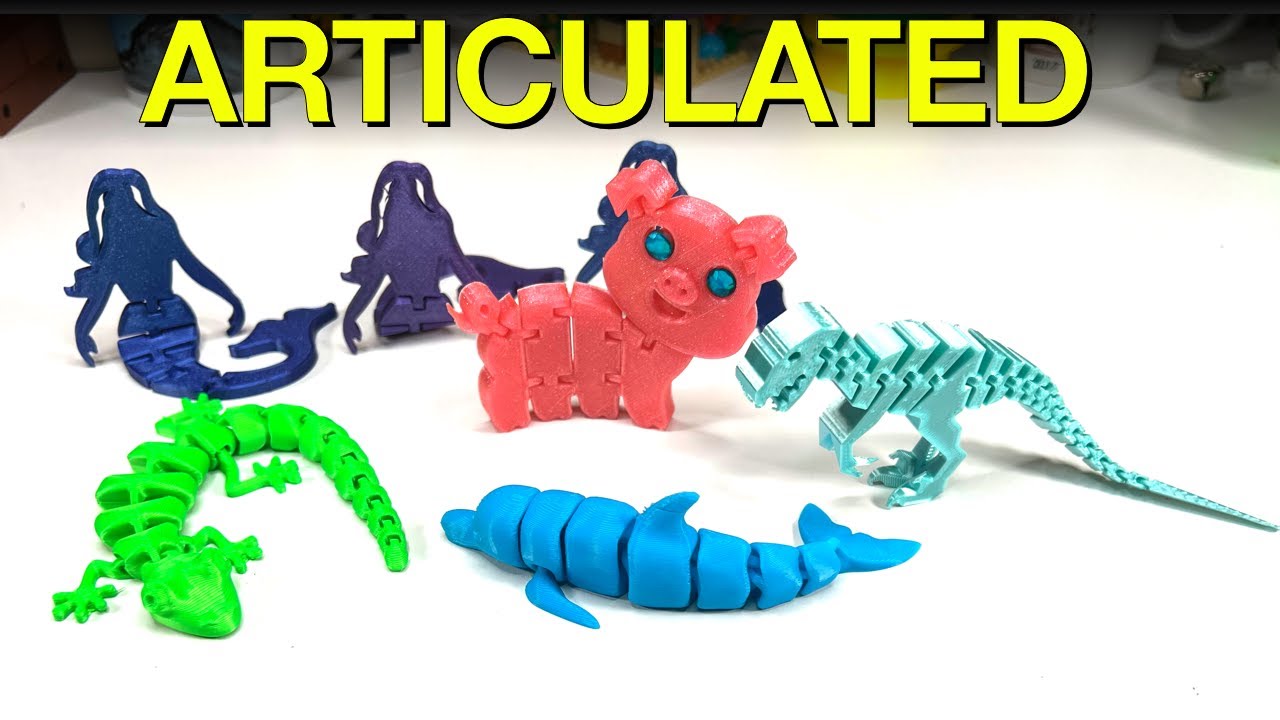 Articulating 3D Printed Toys That Are Fun, Fast and Easy to Make!