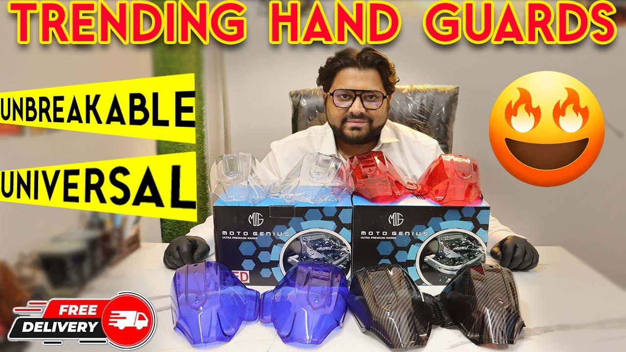 Moto Genius Hand Guards | Hand Guards for Bike | Bike Hand Guards | Trending Hand Guards