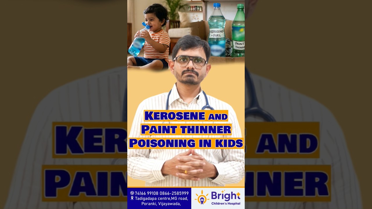 kerosene and Paint thinner poisoning is very common in Indian kids. How to treat? how to save kids?