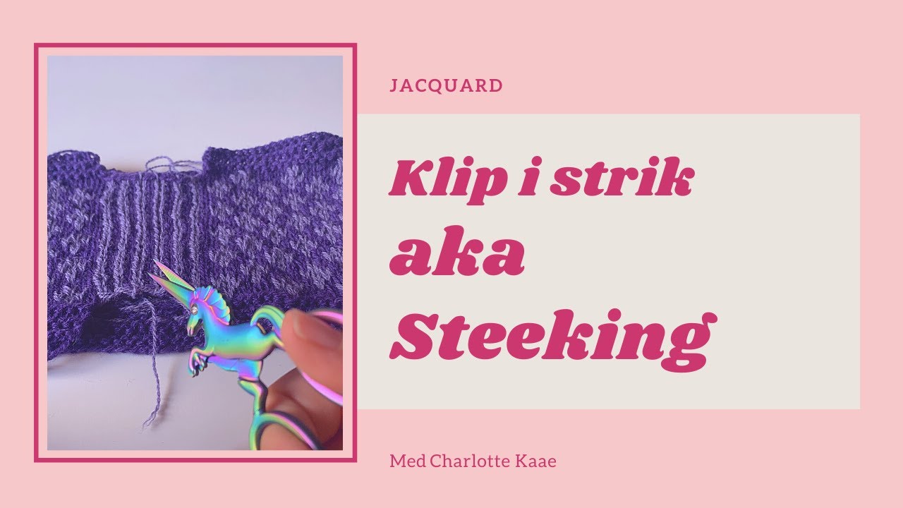 Så let er det at klippe i strik - f.eks en rundstrikket cardigan