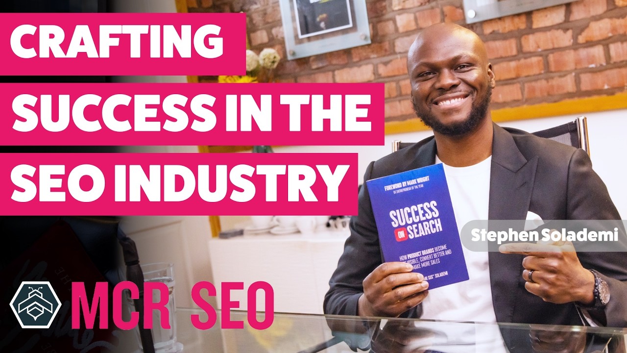 Crafting Success in the SEO Industry | Stephen “MR SOS” Solademi | MCR SEO Podcast Ep.95