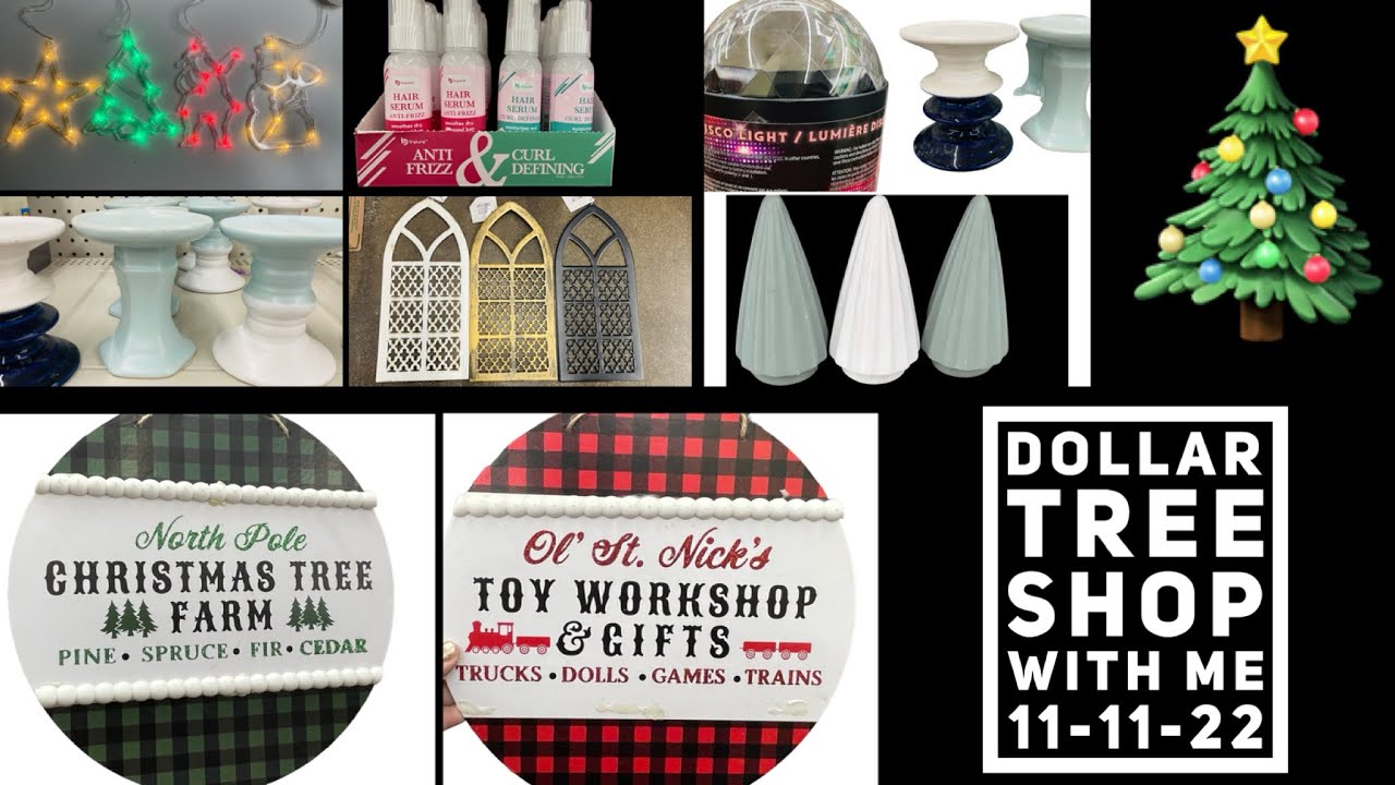 Dollar Tree Farmhouse Christmas Shop With Me 11-11-22