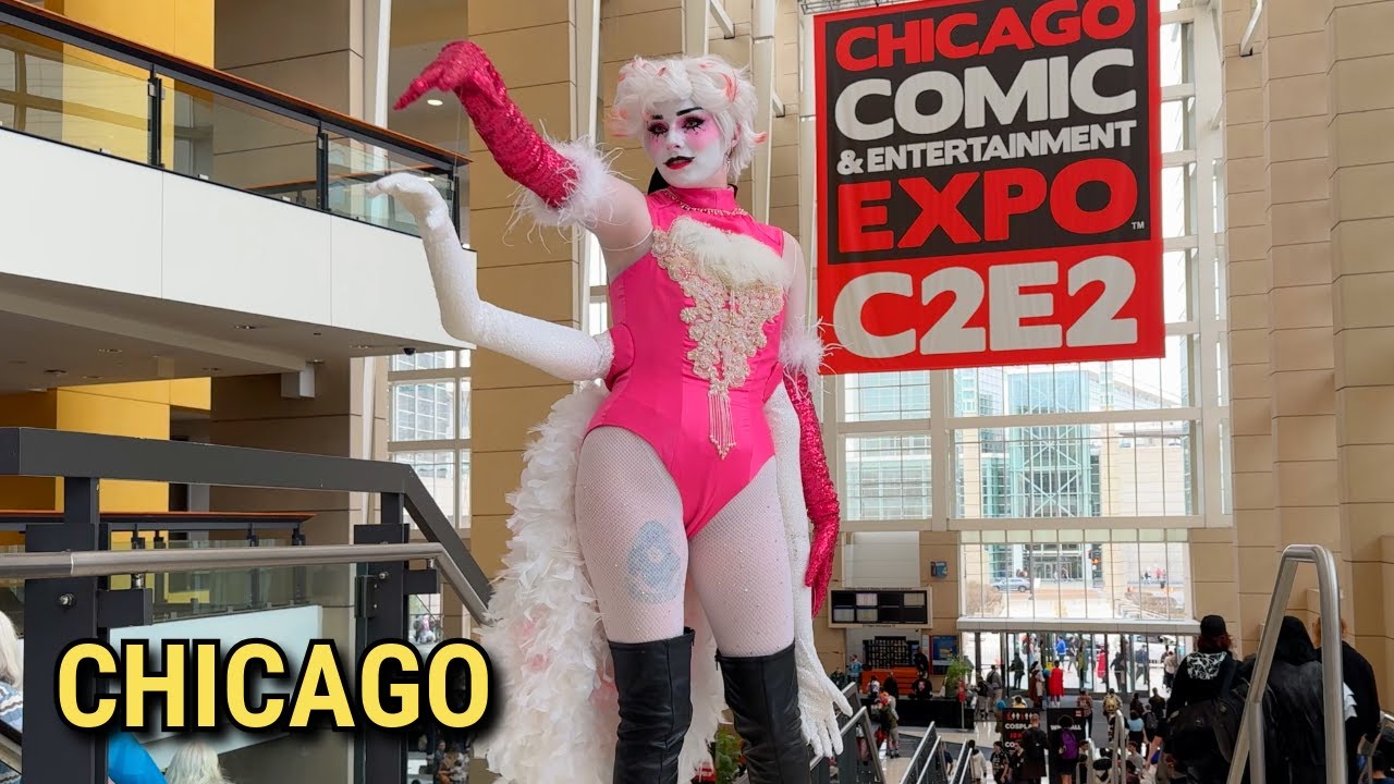 Chicago Comic Con 2025 | C2E2 | 4K Cosplay Walkthrough Day 3 on Sunday | April 13, 2025 | 4K Walk