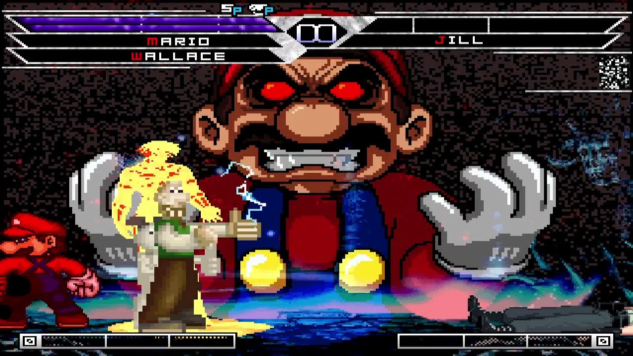 KOF MUGEN Tag Mario Wallace Gromit Gold Frist vs Fireworks Jill Valentine Gumball KOF N S Alicorn