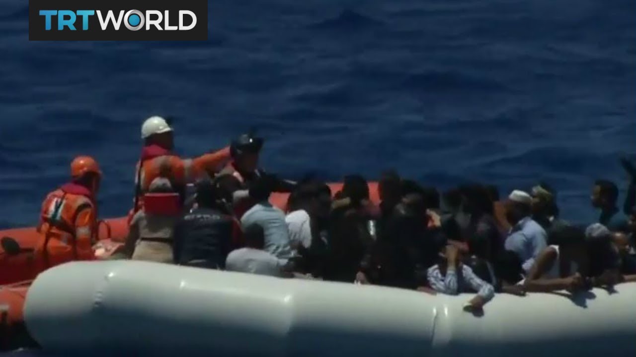 Refugees rescued off Libya's coast by humanitarian aid ships