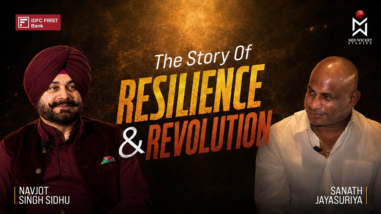 Navjot Singh Sidhu & Sanath Jayasuriya | Midwicket Stories | Ep 3 | Powered by IDFC FIRST Bank
